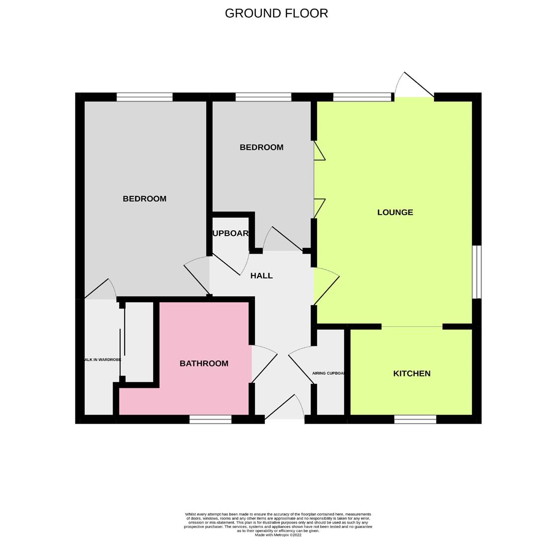 Floor Plan | Flat - Retirement | Oakland Court, Goring Street Goring-By-Sea, Worthing | For Sale